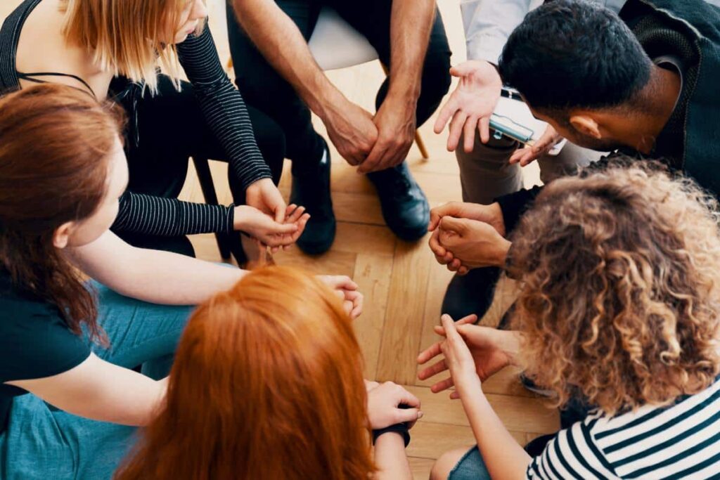teens support each other and foster healthy connections in group therapy for mental health